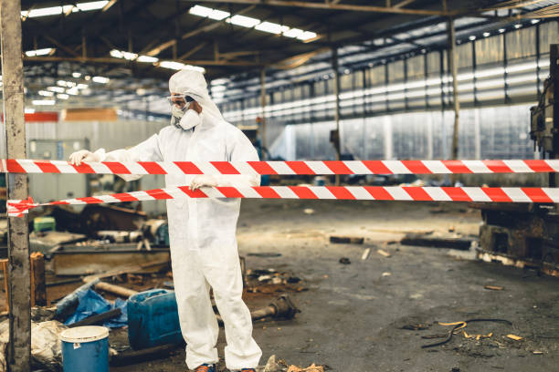 Professional Crime Scene Cleanup technician working in Franklin, NJ